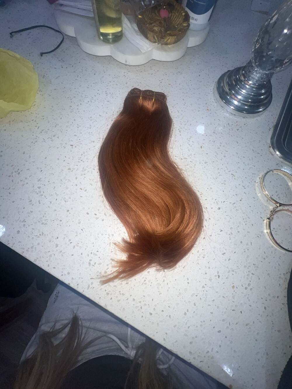 Auburn Human Hair Weft Extension Single Track